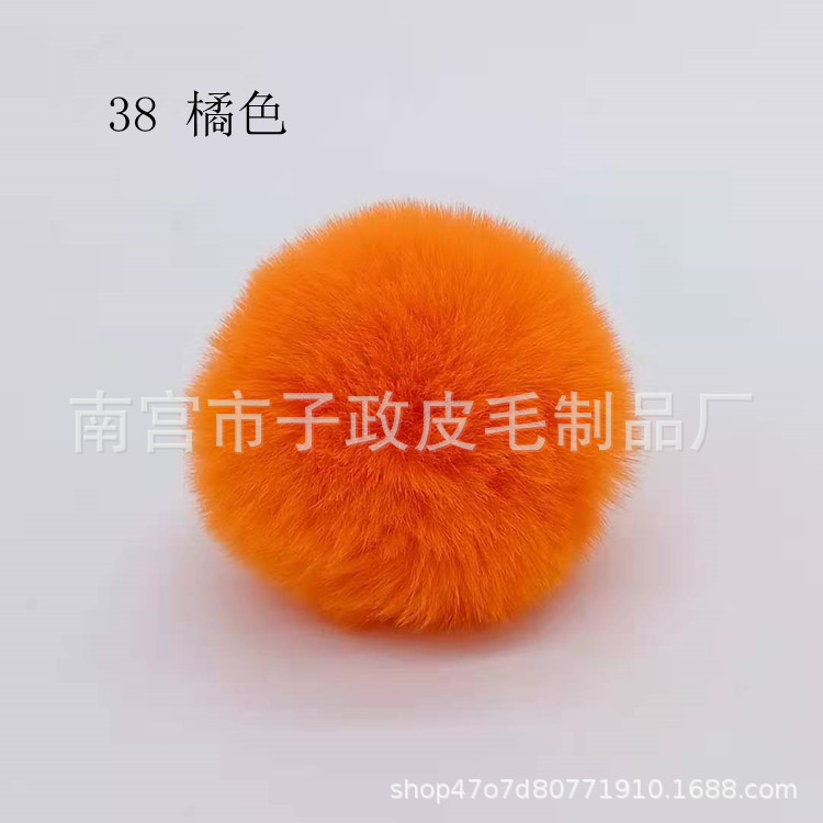 Bola de piel de conejo de imitación 6cm7cm8cm9cm10cm Bola de piel al por mayor hecha a mano DIY joyería ropa zapatos accesorios adornos