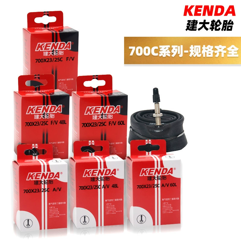 Велосипедная камера Kenda 700x23/25 с клапаном Schrader и Presta, для горных велосипедов, оптом