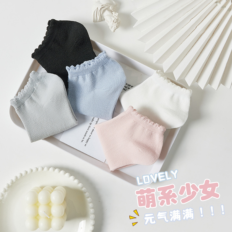 Cuatro estaciones Calcetines Bajos de corte bajo Calcetines de barco de mujer al por mayor