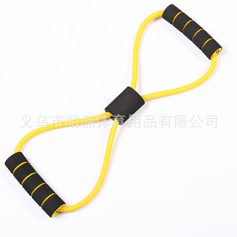 Yoga dispositivo de tensión de 8 caracteres para mujer, espalda abierta, hombro delgado, cuerda de tensión, fitness, estiramiento para el hogar, cinturón elástico, espalda delgada, artefacto de entrenamiento de espalda