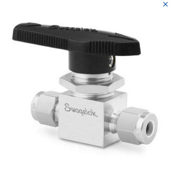 世伟洛克SS-43GS6-SC11不锈钢直通球阀1.5Cv3/8in.卡套接头 SC-11