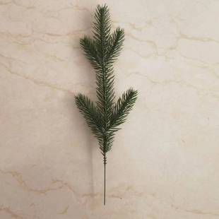 29cm five-fork double-sided three-dimensional pine needle branches Amazon cross-border simulation plant Christmas pine branch decorations