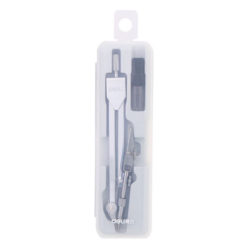 Deli metal compasses Primary School students junior high school students Standard set wholesale examination special engineering drawing drawing design
