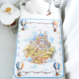 Newborn baby diaper pad cute cartoon baby waterproof breathable washable menstruation pad physiological period bed cushion