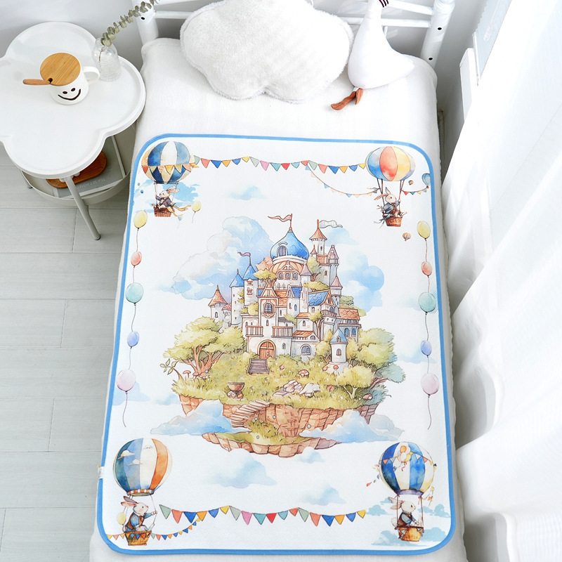 Newborn baby diaper pad cute cartoon baby waterproof breathable washable menstruation pad physiological period bed cushion