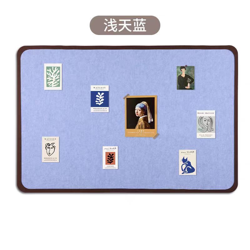 毛毡板墙贴照片墙背景板展示墙组合相框墙面装饰创意软木墙板相片|undefined