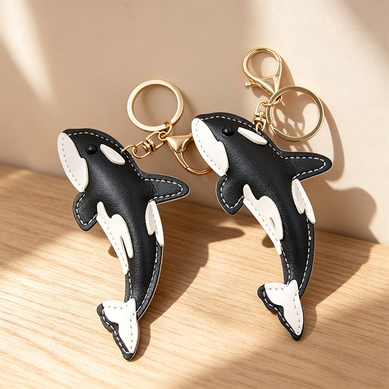Miu Style Marine Animal Bag Pendant Whale Orca Keychain Accessories Cartoon Pendant Graduation Season Small Gift Miu Style Marine Animal Bag Pendant Whale Orca Keychain Accessories Cartoon Pendant Graduation Season Small Gift