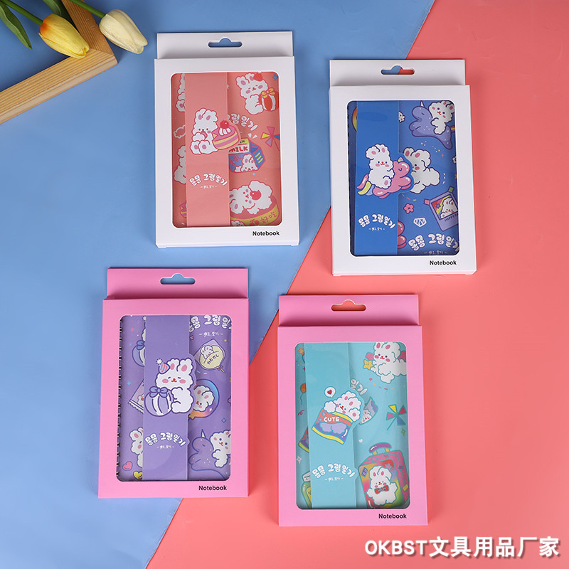 Cruz-frontera fantasía unicornio Oficina cuaderno traje mano libro libreta Premio niños Escuela Primaria estudiante libro