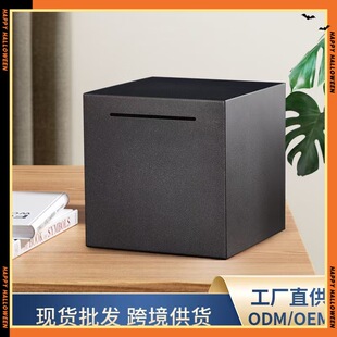 Stainless steel piggy bank can only enter and cannot enter stainless steel piggy bank anti-fall toy net red piggy bank piggy bank wholesale