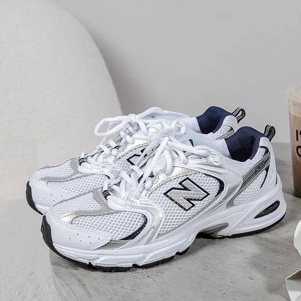 Cross-Border Putian Shoes New Balance Low-Top Pure Original Nb530 Retro Silver White Mesh Dad Sneakers Running Shoes Cross-Border Putian Shoes New Balance Low-Top Pure Original Nb530 Retro Silver White Mesh Dad Sneakers Running Shoes