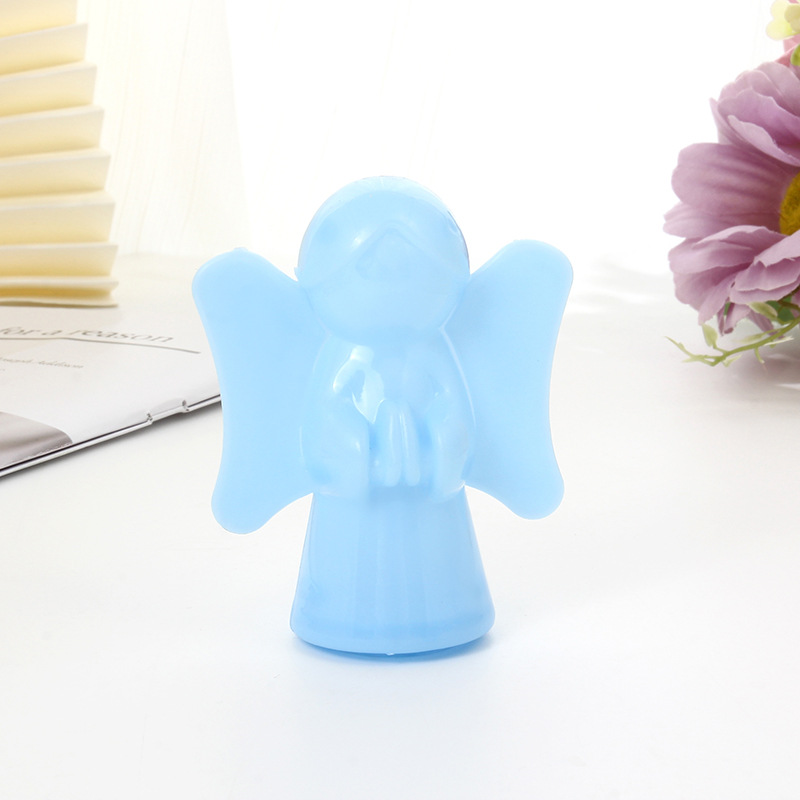 Nueva caja de dulces de angelito adornos de dibujos animados lindos y creativos caja de dulces de boda de ángel adornos de plástico
