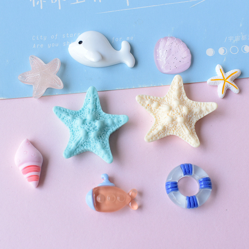 Cute Starfish Dolphin Shell Ocean Series Mobile Phone Case Hair Accessories DIY Resin Jewelry Accessories Pj1462 Cute Starfish Dolphin Shell Ocean Series Mobile Phone Case Hair Accessories DIY Resin Jewelry Accessories Pj1462