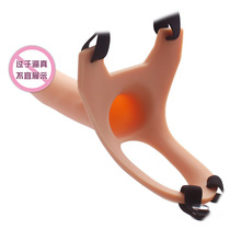 阿芙拉男用穿戴空心阳具震动仿真假JJ皮裤弹力硅胶夫妻情趣辅