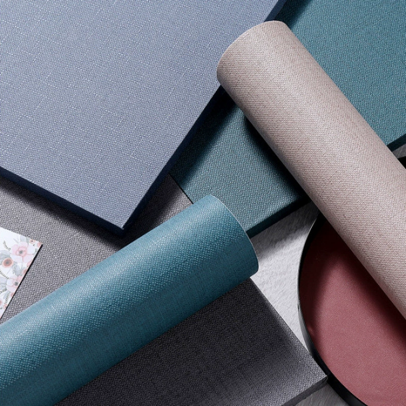 Утолщенные обои, самоклеящиеся обои, студенческое общежитие, цветные льняные обои, самоклеящиеся льняные обои для гостиной, спальни, украшения дома, фабрика