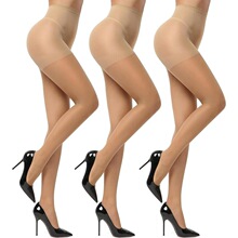 P 73054 Sheer Open Crotch Plus Size Pantyhose ����������