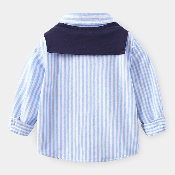 Demi-season comfortable shirt for leisure for boys