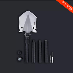 Natuo multifunctional shovel, convenient large military shovel, self-defense vehicle-mounted outdoor folding engineer shovel, military shovel