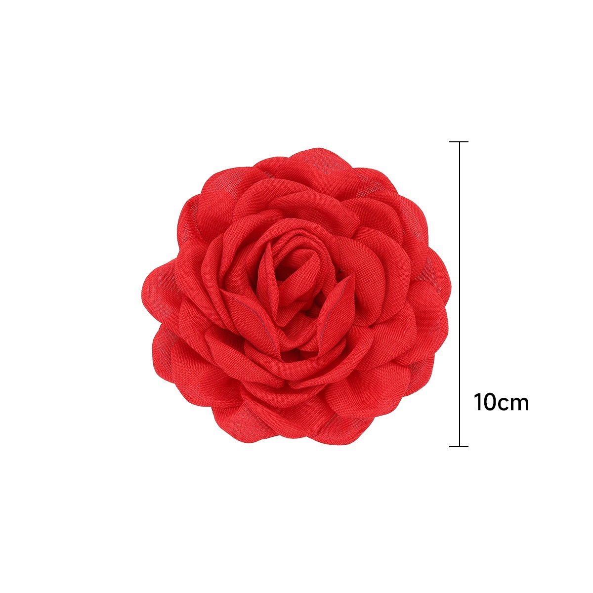Tygblomma brosch för kvinnor elegant accessoar för höst och vinter_voghion.com