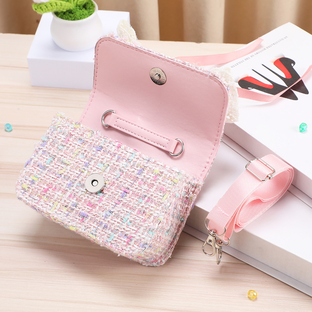 Nuevo bolso de cambio de niños de moda de dibujos animados pequeña princesa almacena mochila pequeña Kulomi arco bolso de hombro de niña