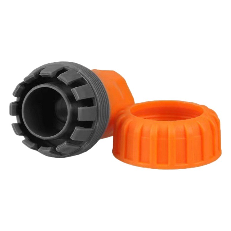 Los fabricantes suministran naranja tubería de agua de 1 pulgada conexión rápida tubería de agua conexión rápida al por mayor jardín conector de tubería de agua