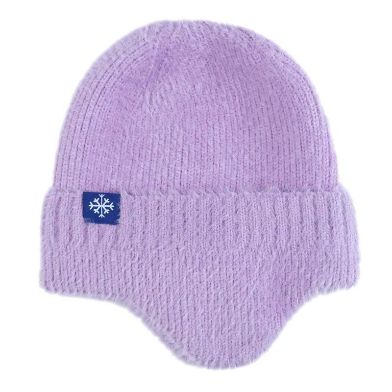 Autumn and winter knitted hats for men and women of the same style, ear protectors, thermal headgear, earmuffs, hats, cold-proof cycling pullovers._voghion.com