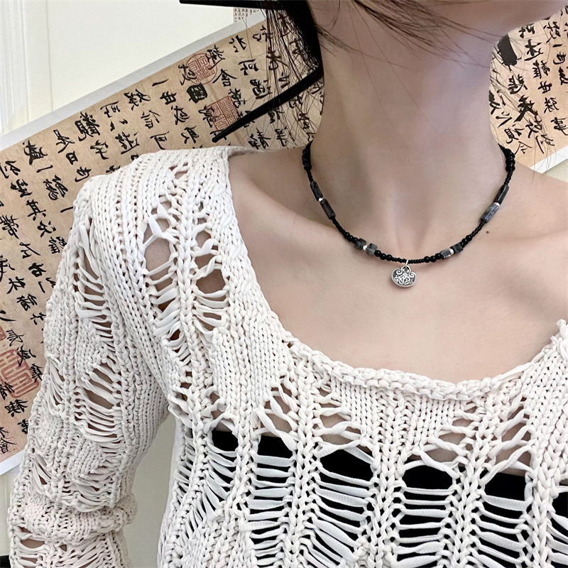 Organic pendant handmade
