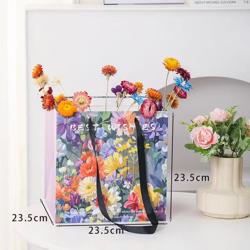 새로운 꽃 광장 작은 사각형 보라색; 하나