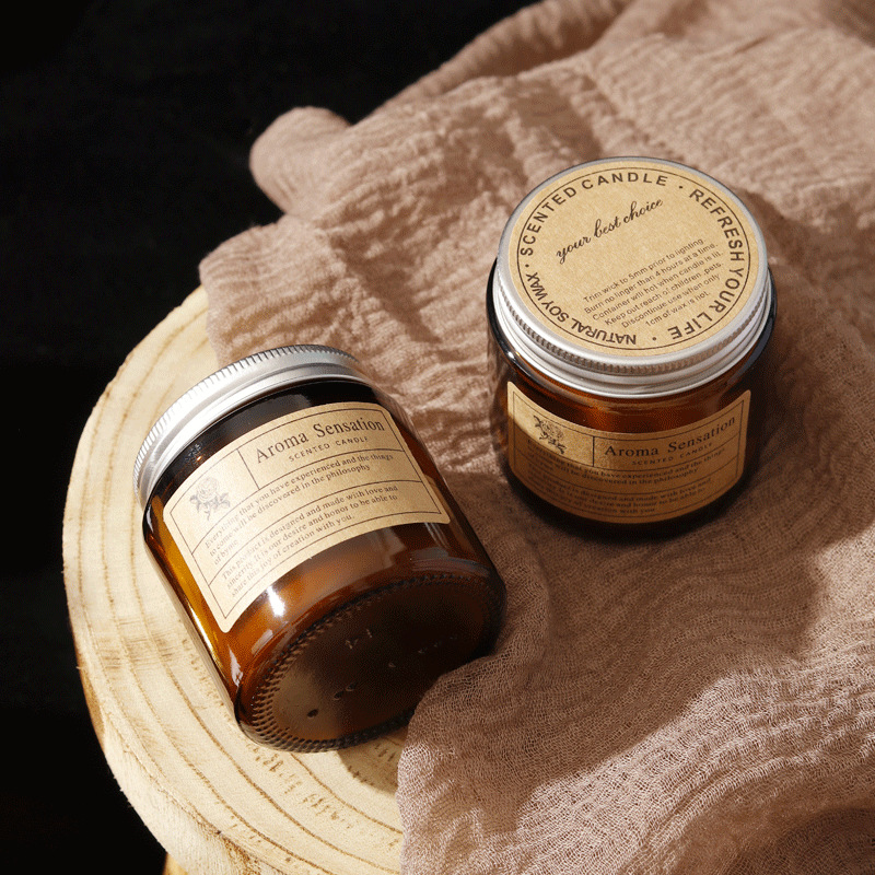 Vela aromática de lujo para el hogar con estuche de regalo_voghion.com