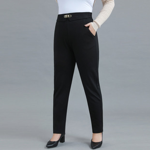 2025 Autumn New Plus Size Casual Pants Women's Loose Slim Fashionable Harem Pants Straight-Leg Carrot Pants
