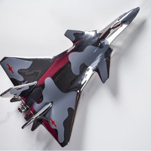 陶瓷酒瓶3斤装陶瓷艺术酒具歼20飞机模型工艺摆件酒壶装饰酒坛