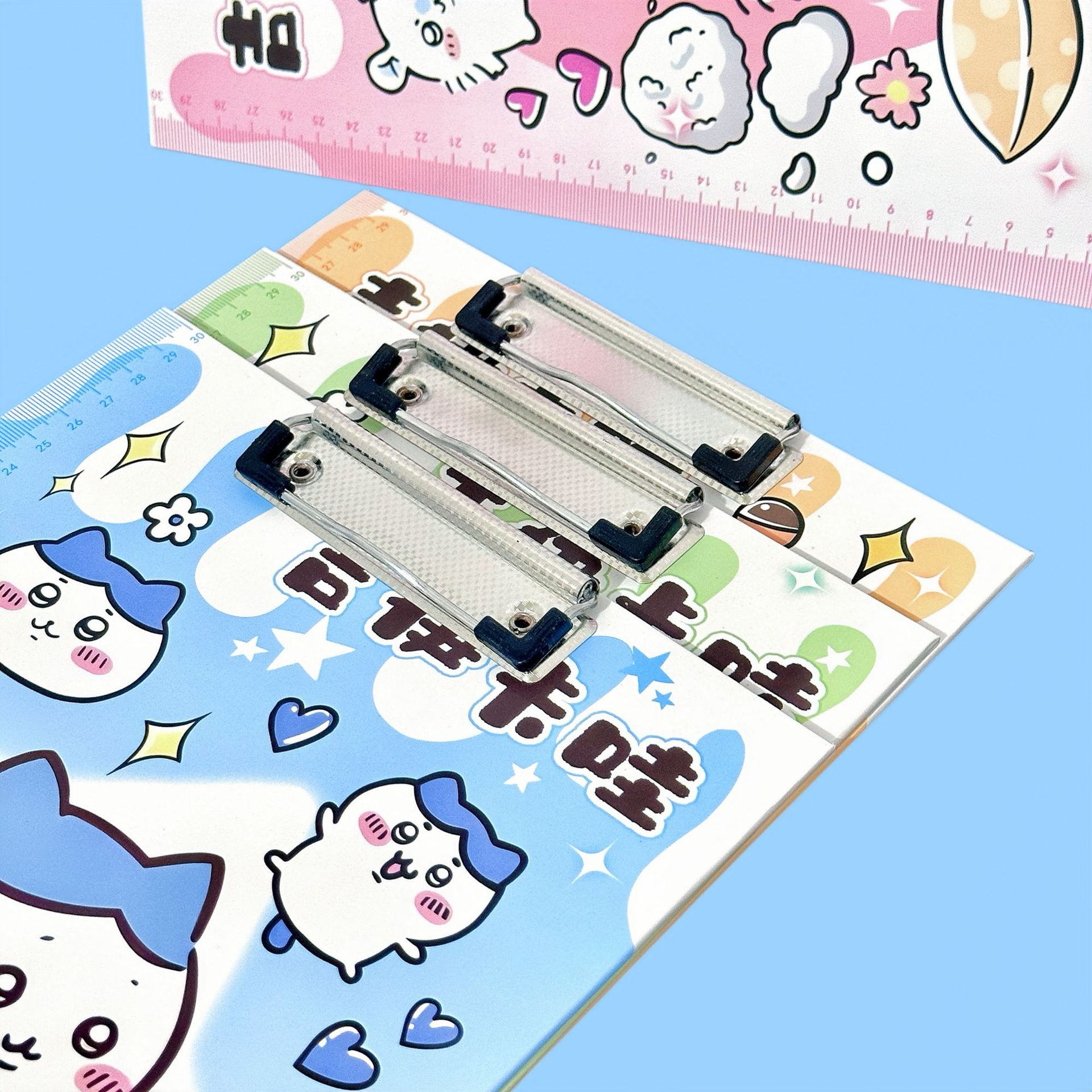 Jigawa alrededor de la placa de estudiantes carpeta de dibujos animados carpeta de papel de prueba archivos de papel de papel de papel de aprendizaje de papelería para estudiantes de primaria