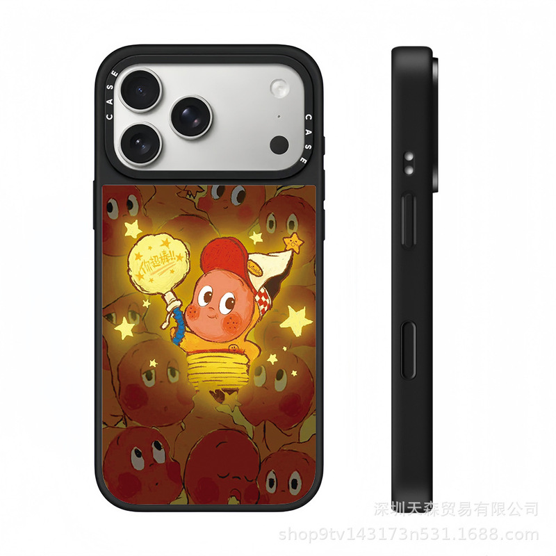 CASE联名发光星星人适用苹果iPhone17ProMax手机壳16Pro潮牌14/15|undefined