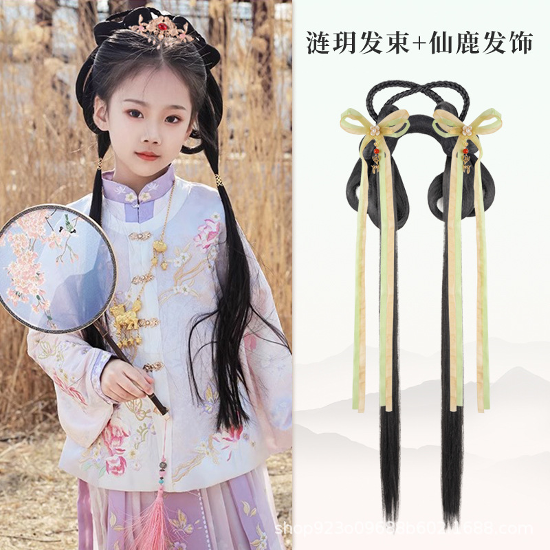 Lianyue 헤어 번들 요정 사슴 헤어 액세서리 쌍