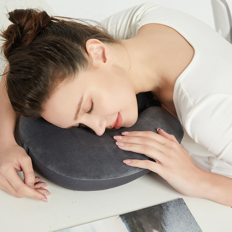 Partículas de espuma u almohada cuello protector de la cabeza del coche para dormir viaje cuello almohada de la oficina para el almuerzo almohada u almohada al por mayor