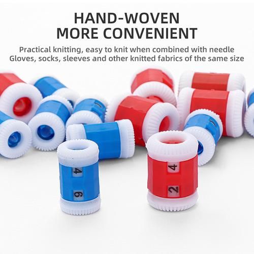 Manufacturer's needle plastic counter handmade diy sweater knitting auxiliary tool line recorder sweater needle recorder