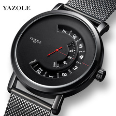 509廣州腕錶轉盤電子男士手錶防水運動手錶男表網帶廠家代發watch