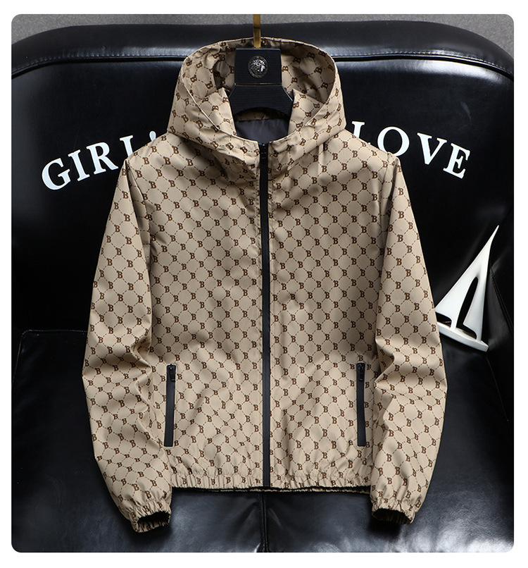 Men's Hooded Jacket Lightweight Sun Protection Sunproof Outerwear_voghion.com