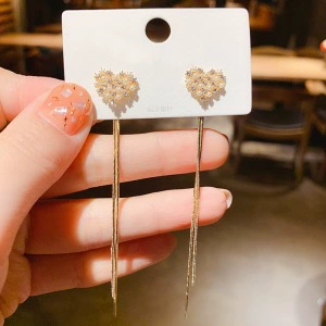 Trend earrings, design with bow, silver 925 sample, wish