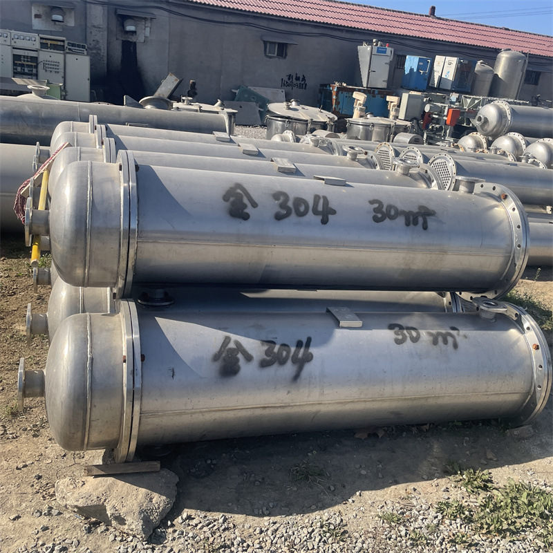 转让二手冷凝器  列管式真空换热设备  化工常压式换热设备