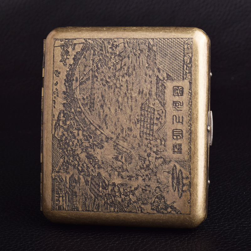 청명절 강을 향한 지도