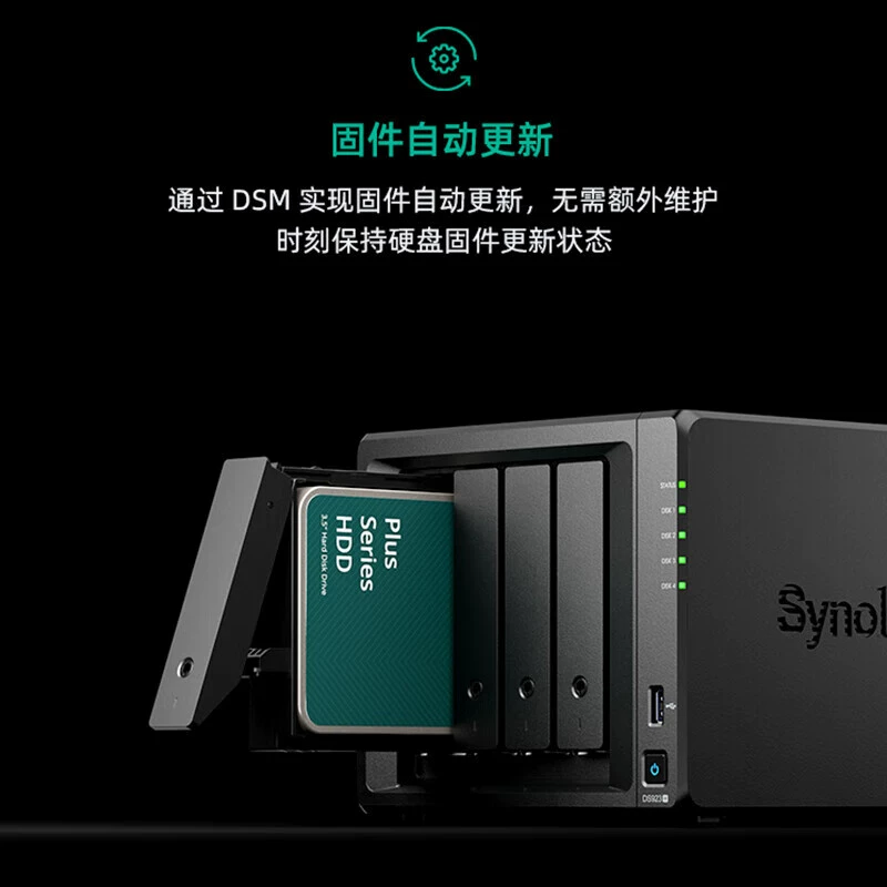 Сетевое хранилище NAS Synology, специализированный механический диск CMR вертикальный интерфейс SATA 3,5
