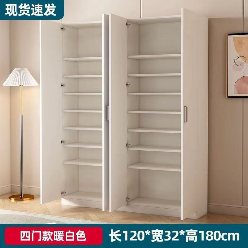 阳台鞋柜现代简约家用门口大容量木质鞋柜女鞋橱收纳多功能门厅柜|undefined