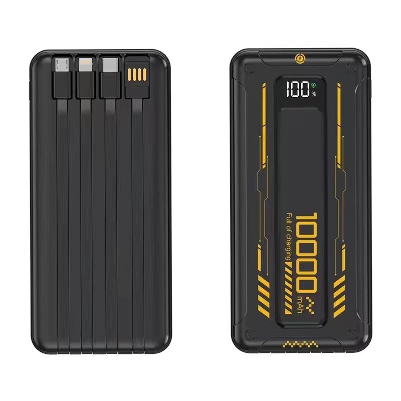 Punk Mechanical Charger de alta capacidad 22.5W20000 mAh con cuatro líneas de capacidad súper grande