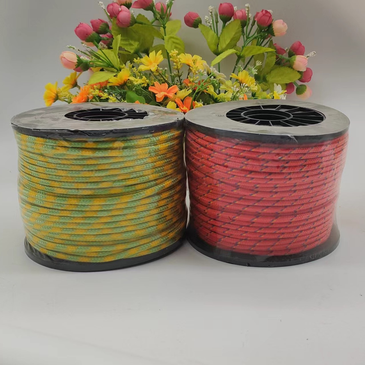 热卖100% 聚酯纤维编织绳徒步野营帐篷绳 厂家直销