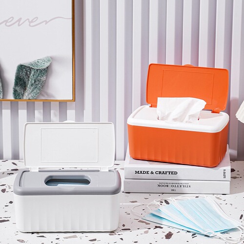 Multifunctional storage box large capacity dustproof household storage box wet tissue box manufacturer wholesale