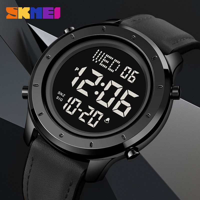 Universal waterproof travel digital watch for leisure
