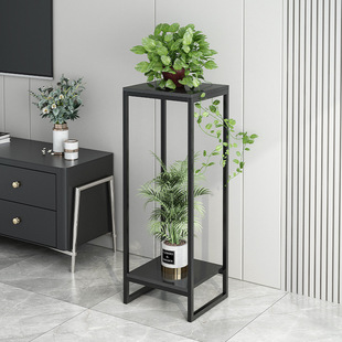 Flower Shelf Living Room Floor-standing Wrought Iron Succulent Storage Rack High-end Indoor Green Rose Display Rack Balcony Flower Pot Bracket