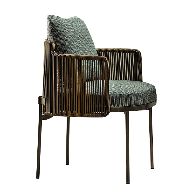 Mesas y sillas al aire libre Patio Balcón Jardín Mesa de teca al aire libre Ocio nórdico Mesas y sillas de ratán al aire libre Mobiliario combinado