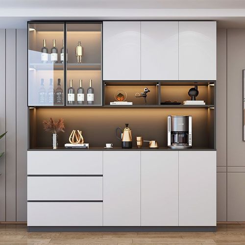 zsr sideboard high cabinet integrated wall modern simple light luxury living room restaurant home tea and wine cabinet storage