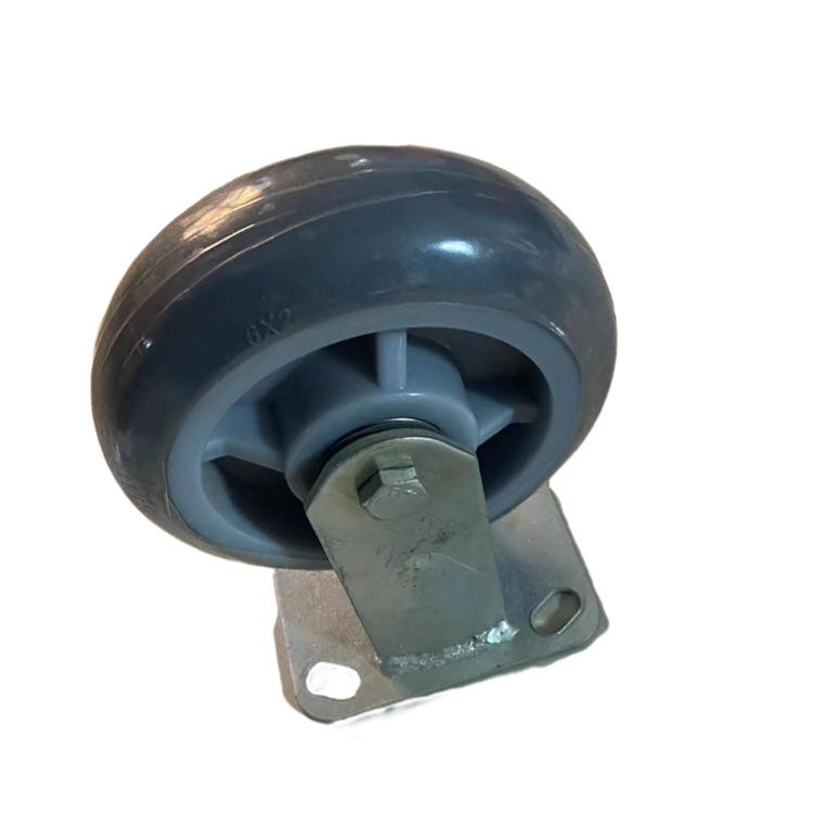 批发建筑脚手架脚轮6/8寸橡胶/PU脚轮手柄32/35/36*90/100/150mm